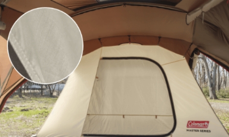 Inner tent material to adjust the comfort of the bedroom