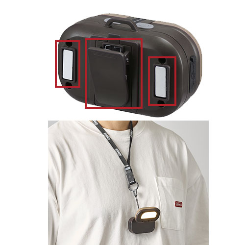 ハンズフリーライト（グリーン）,（ブラウン）