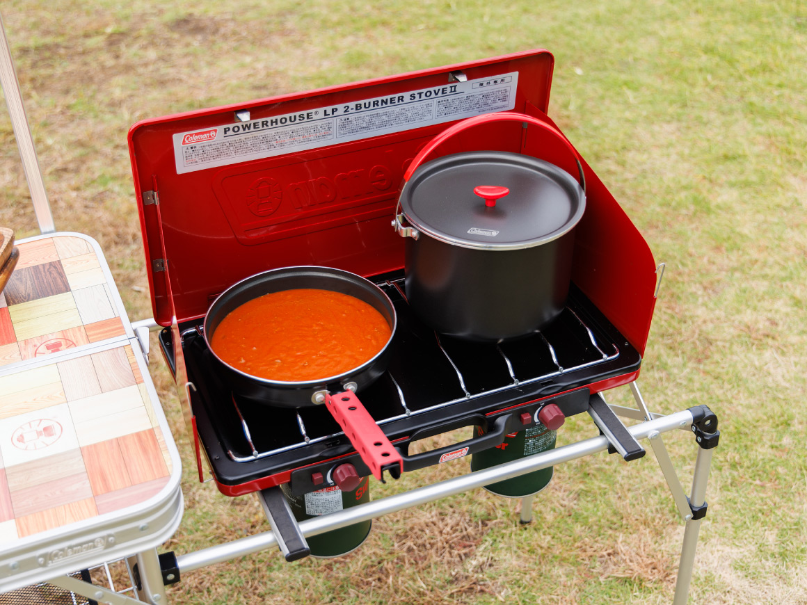 【一部予約販売中】 ツーバーナーストーブ パワーハウスLP Ⅱ(レッド) アウトドア | その他