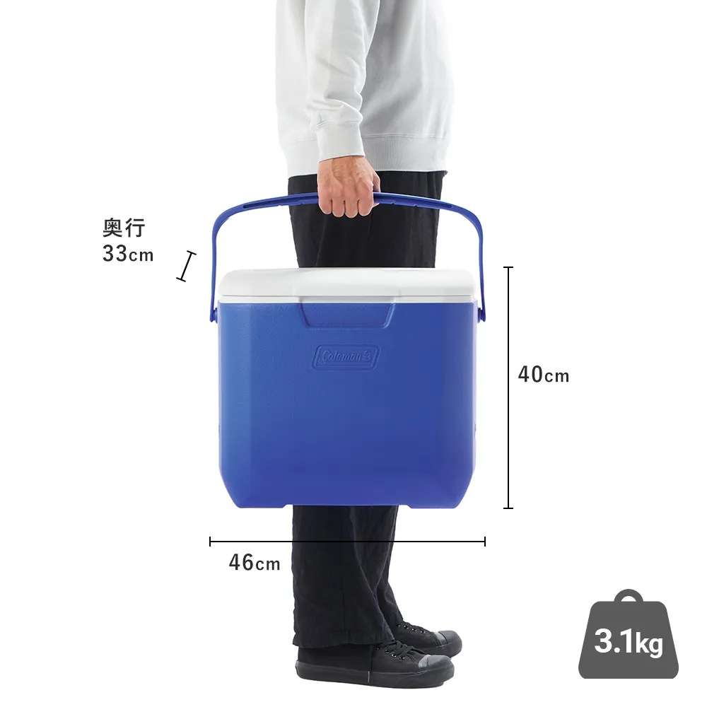 エクスカーションクーラー/30QT（ブルー/ホワイト）