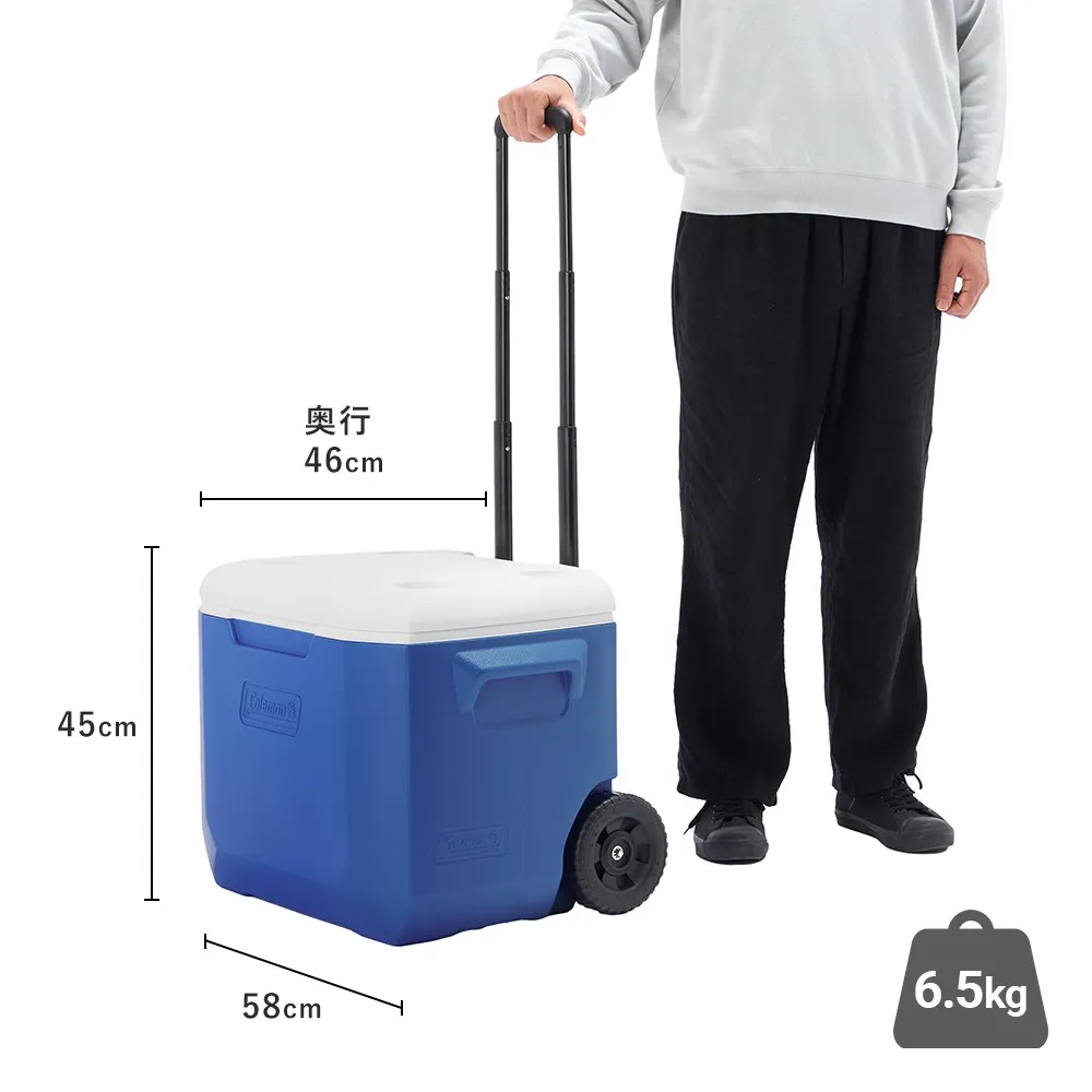 ホイールクーラー/60QT(ブルー/ホワイト)