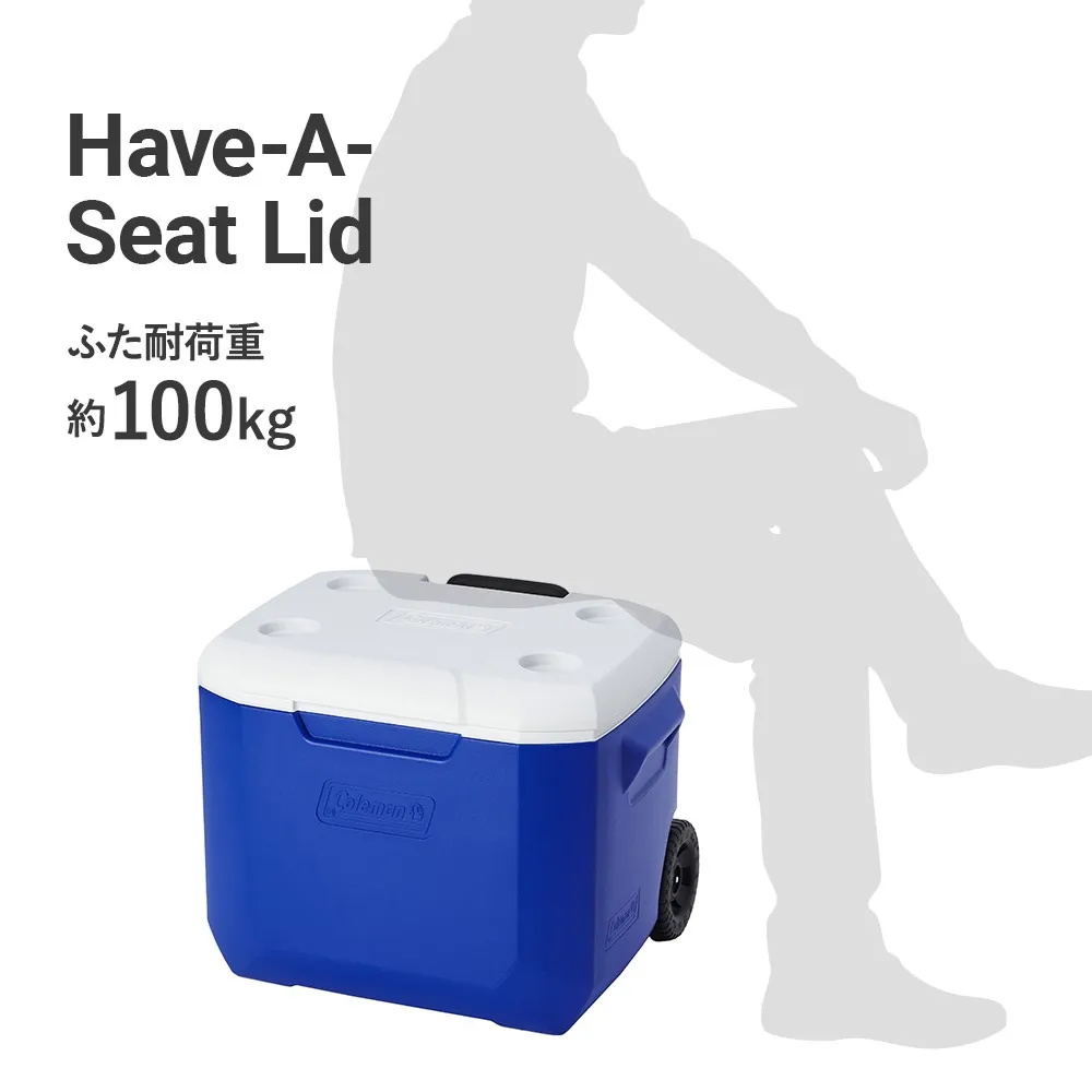 ホイールクーラー/60QT(ブルー/ホワイト)