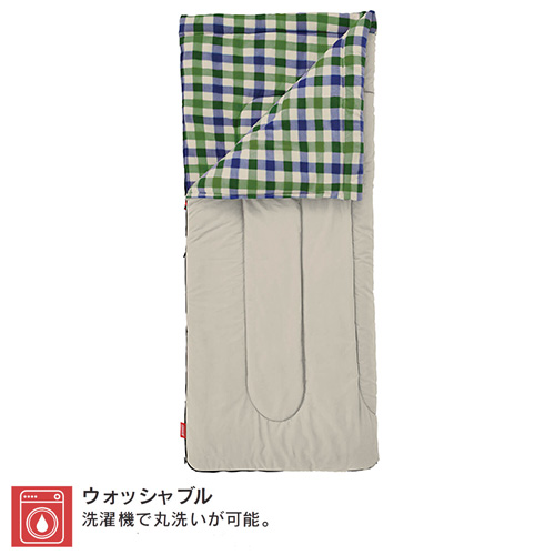 【2点セット】 コールマン Coleman フリース寝袋 封筒型 (フォッシル)