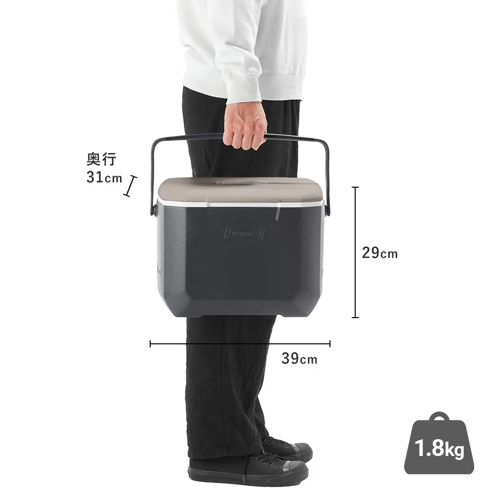 エクスカーションクーラー/16QT（ライトグレー）