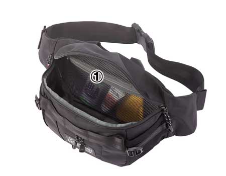 エエスリアウエストバッグ内側ポケット