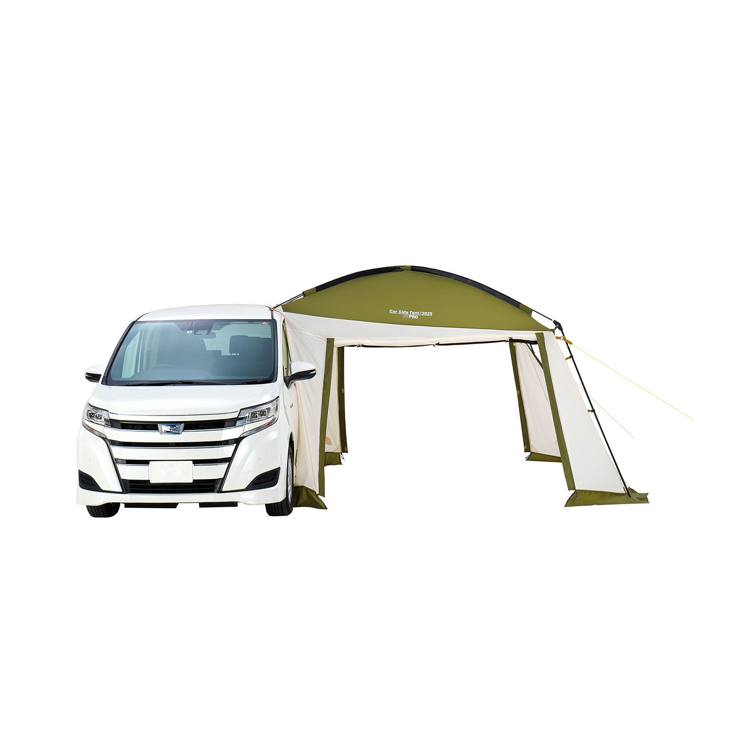 車と連結し車内空間を有効的に活用できる コールマン カーサイドテント 