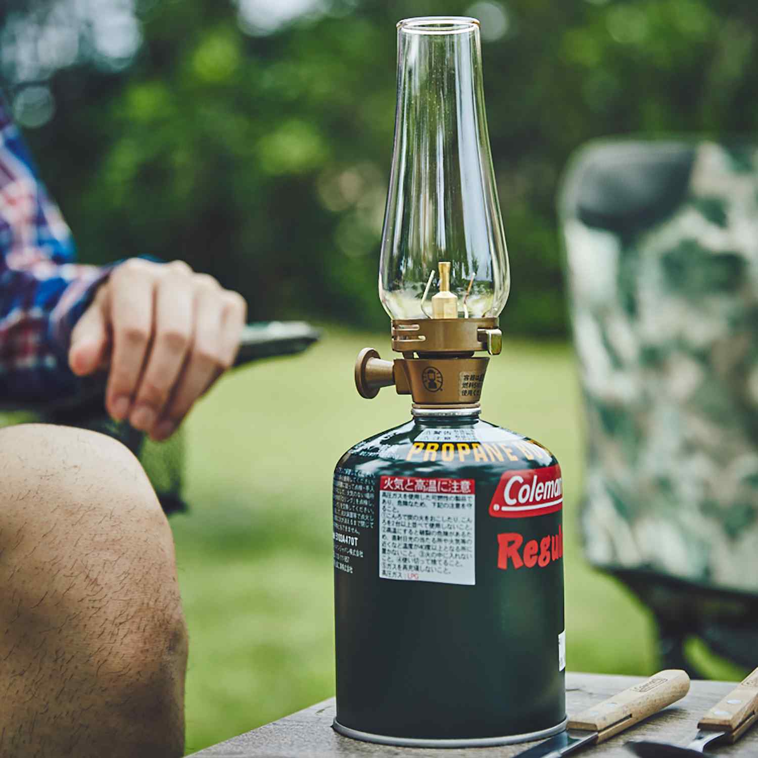 美品】Coleman コールマン ルミエールランタン OD缶セット - ライト