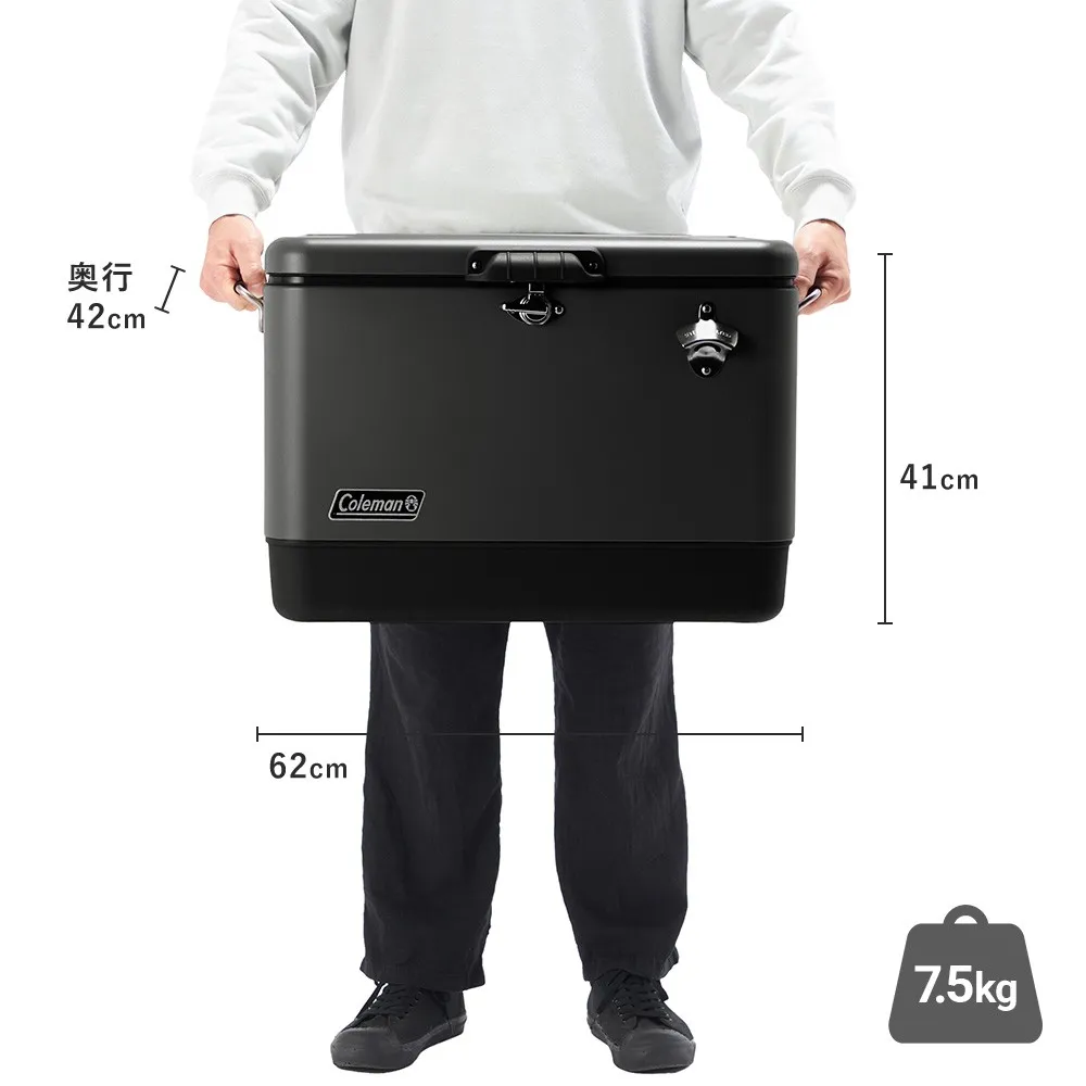 54QT スチールベルトクーラー（ミッドナイト）
