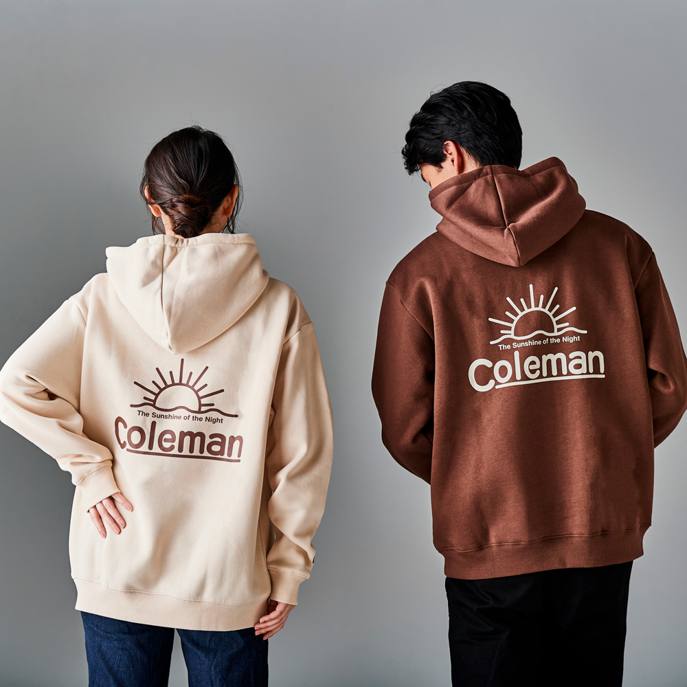 コールマン サンシャインロゴ裏起毛フーディー Coleman