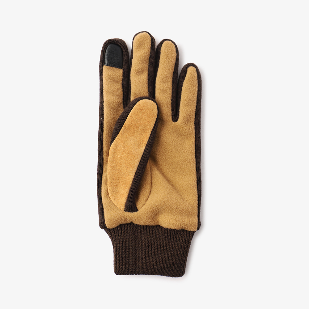 メンズエトロ メンズ 手袋 キャメル - 手袋