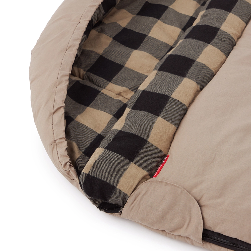 マルチレイヤーコットンバッグ (グレージュ)