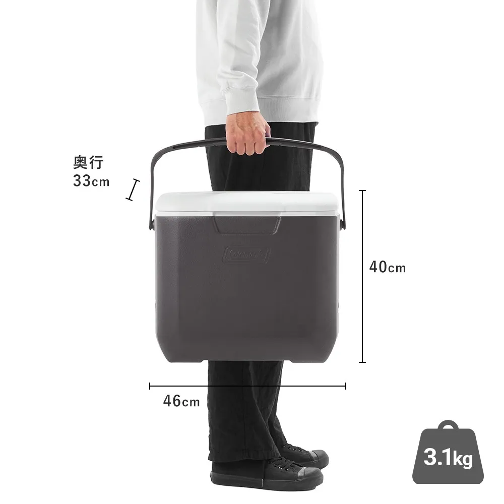 エクスカーションクーラー/30QT(チャコール)