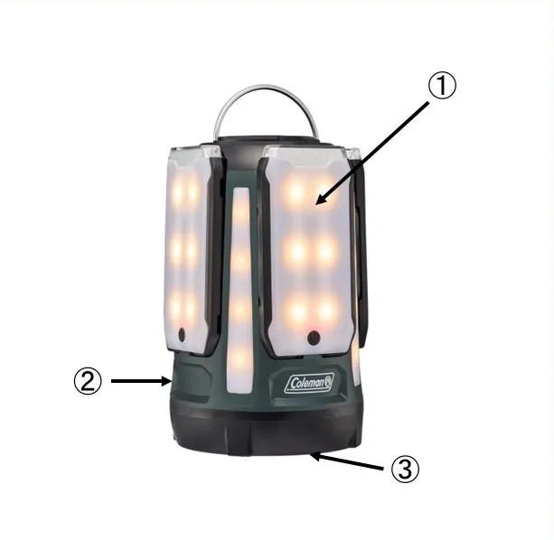 クアッドマルチパネルランタンplus（グリーン）用ボディ　本体