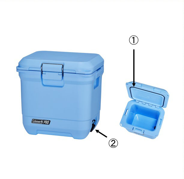 コールマンプロクーラー25QT（デイドリーム）用ドレイン
