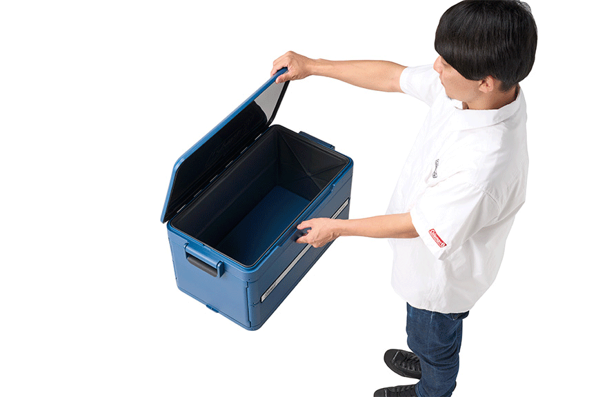 スナップアンドゴークーラー/55QT（サファイア）