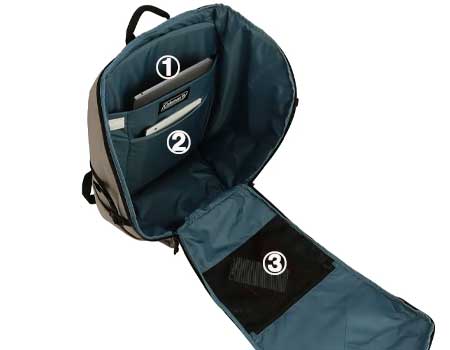 アトラス43グレージュ内側ポケット