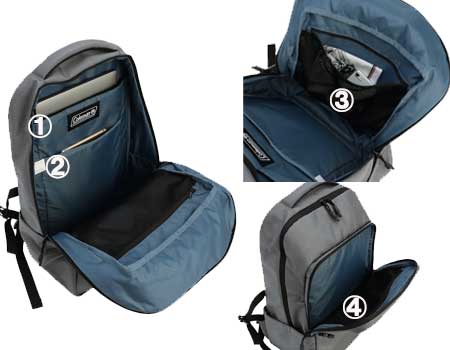 アトラス28グレー内側ポケット