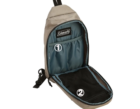 アトラスマルチスリングバッググレージュ内側ポケット