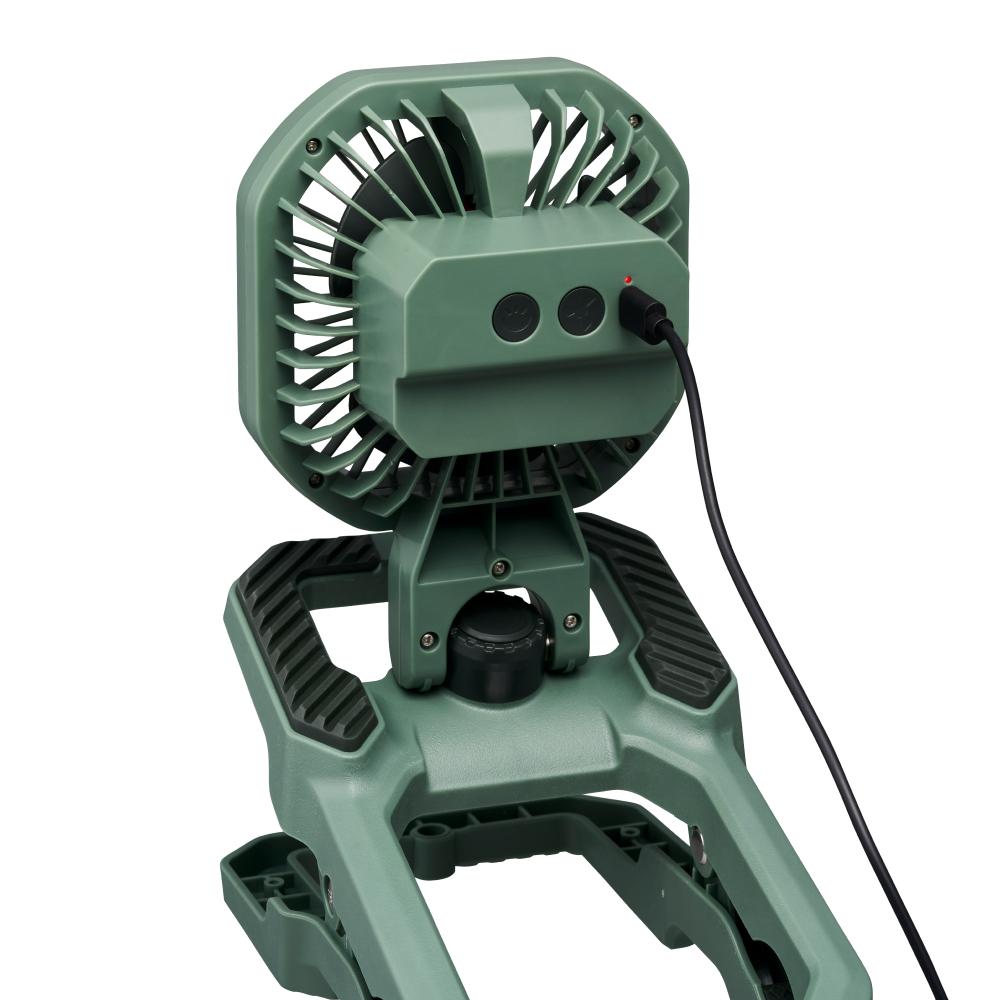 アウトドアクリップファンライト（グリーン）