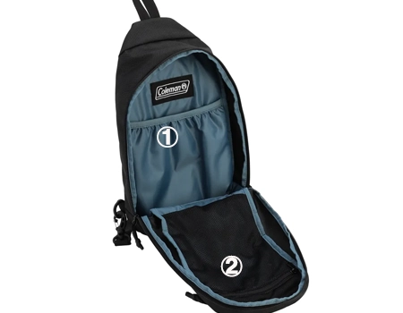 アトラスマルチスリングバッグブラック内側ポケット