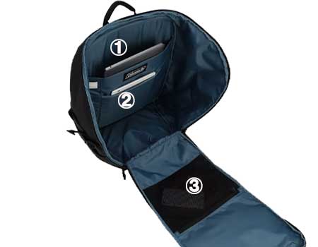 アトラス43ブラック内側ポケット