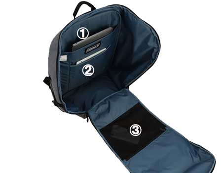 アトラス43グレー内側ポケット