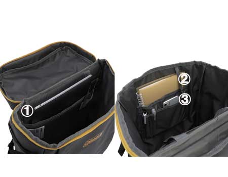 シールド35内側ポケット