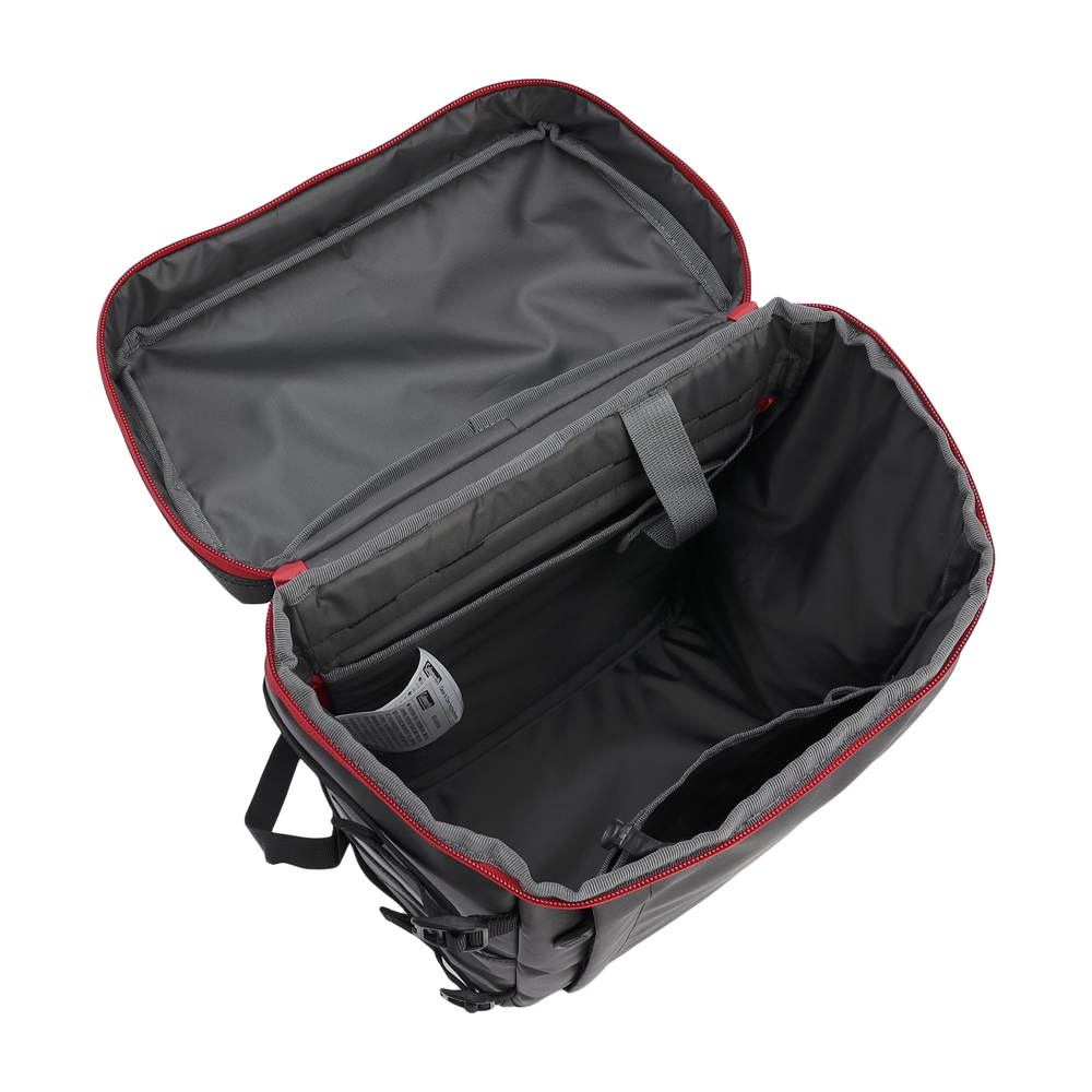 シールド25（ヘザーブラック/レッド）