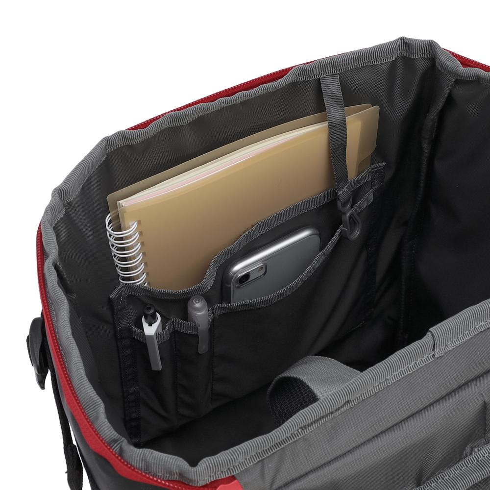 シールド25（ヘザーブラック/レッド）