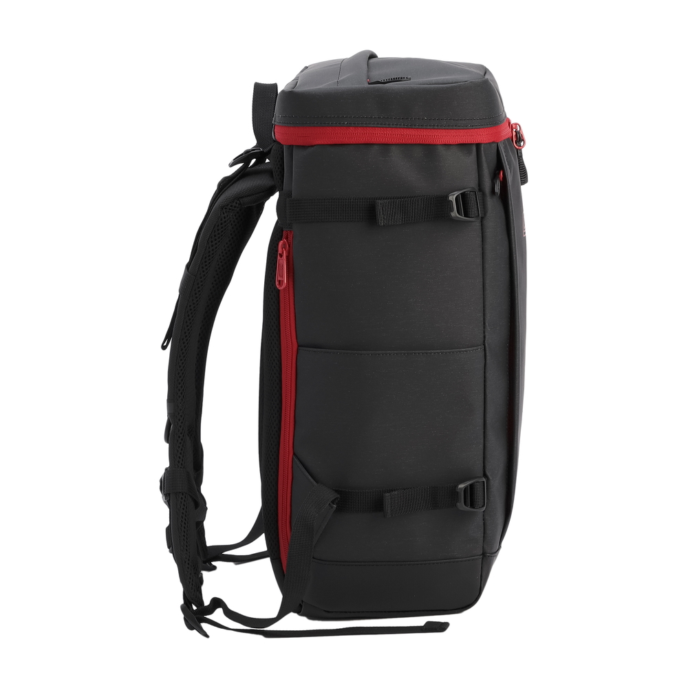 シールド25（ヘザーブラック/レッド）