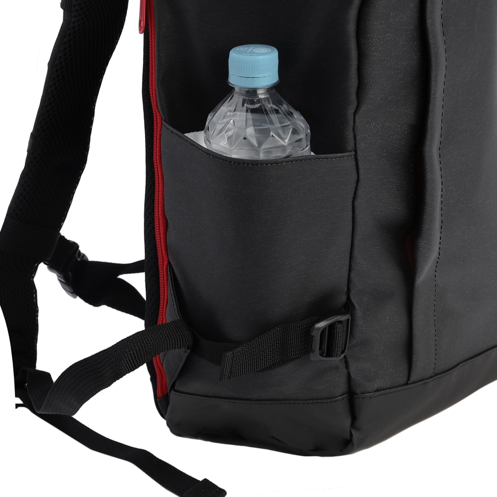 シールド25（ヘザーブラック/レッド）