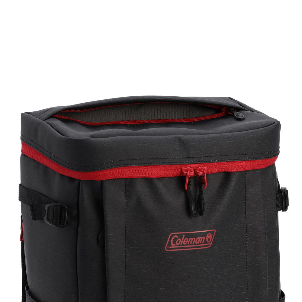 シールド25（ヘザーブラック/レッド）