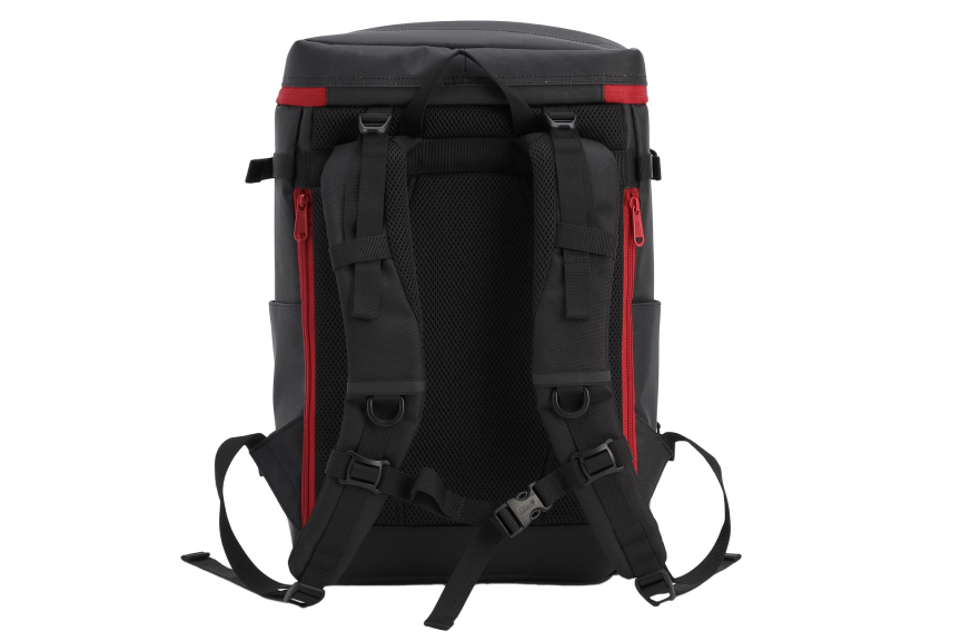 シールド25（ヘザーブラック/レッド）