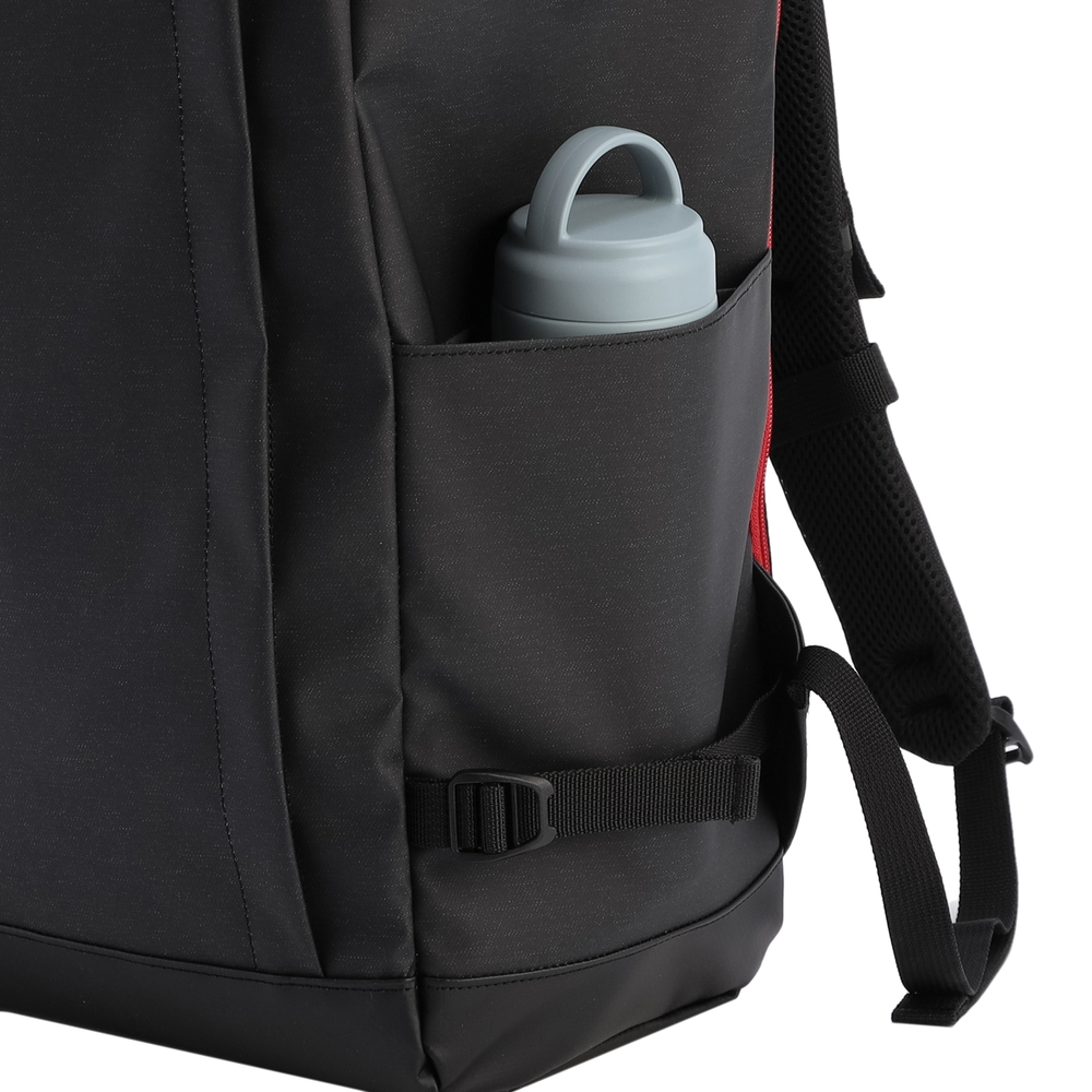 シールド35（ヘザーブラック/レッド）