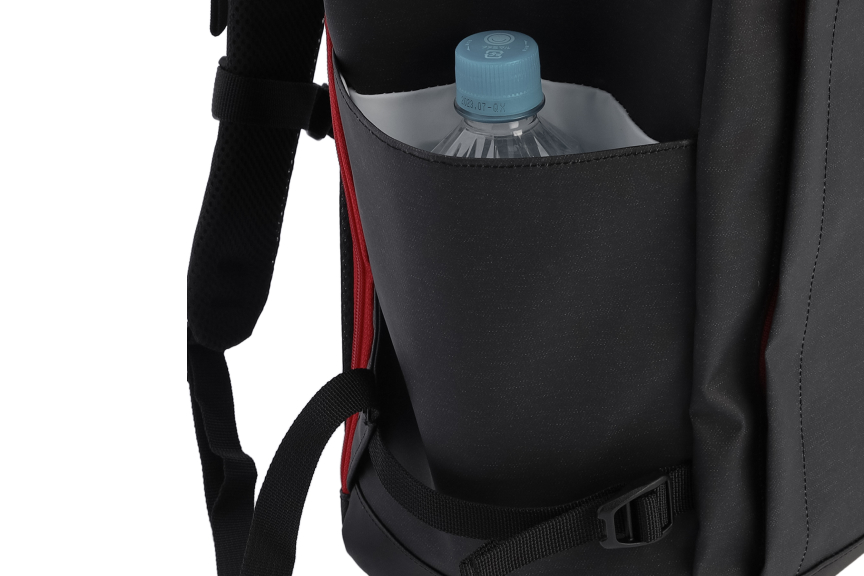 シールド35（ヘザーブラック/レッド）