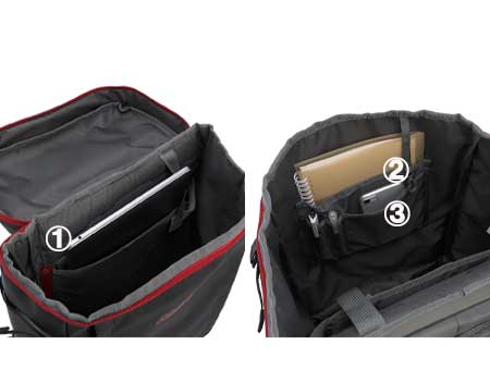 シールド35内側ポケット