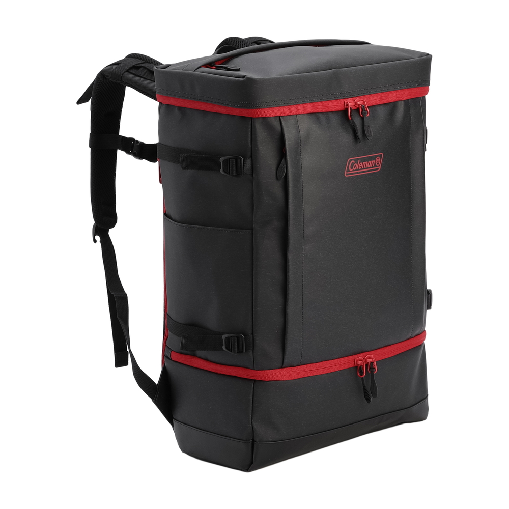 シールド35＋2レイヤー（ヘザーブラック/レッド）