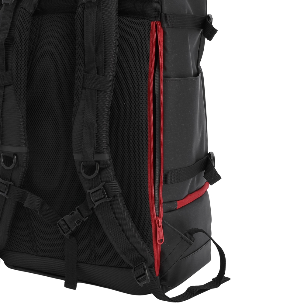 シールド35＋2レイヤー（ヘザーブラック/レッド）