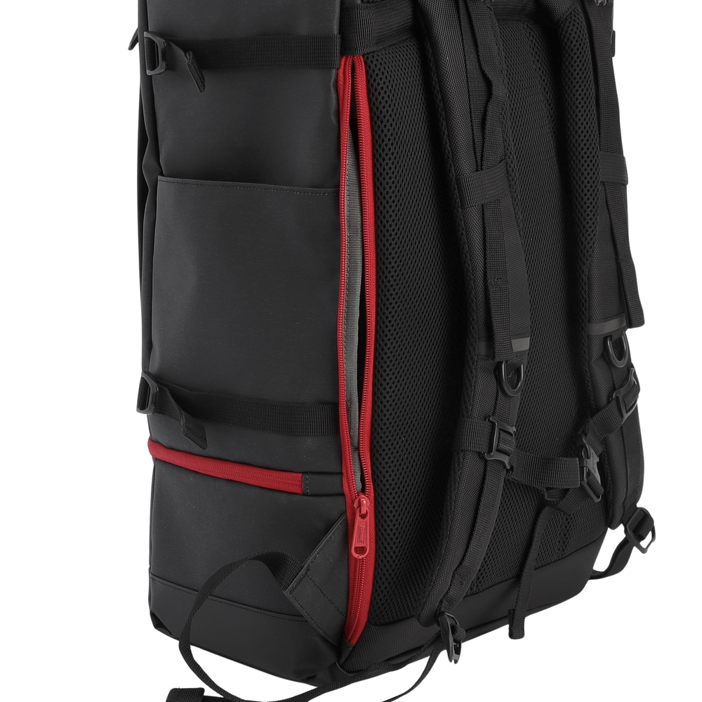 シールド35＋2レイヤー（ヘザーブラック/レッド）