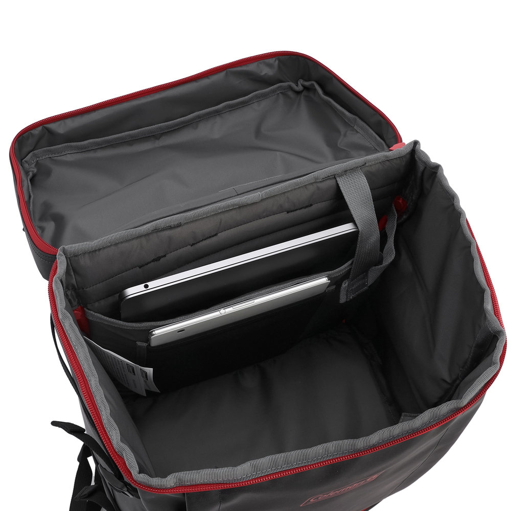 シールド35＋2レイヤー（ヘザーブラック/レッド）