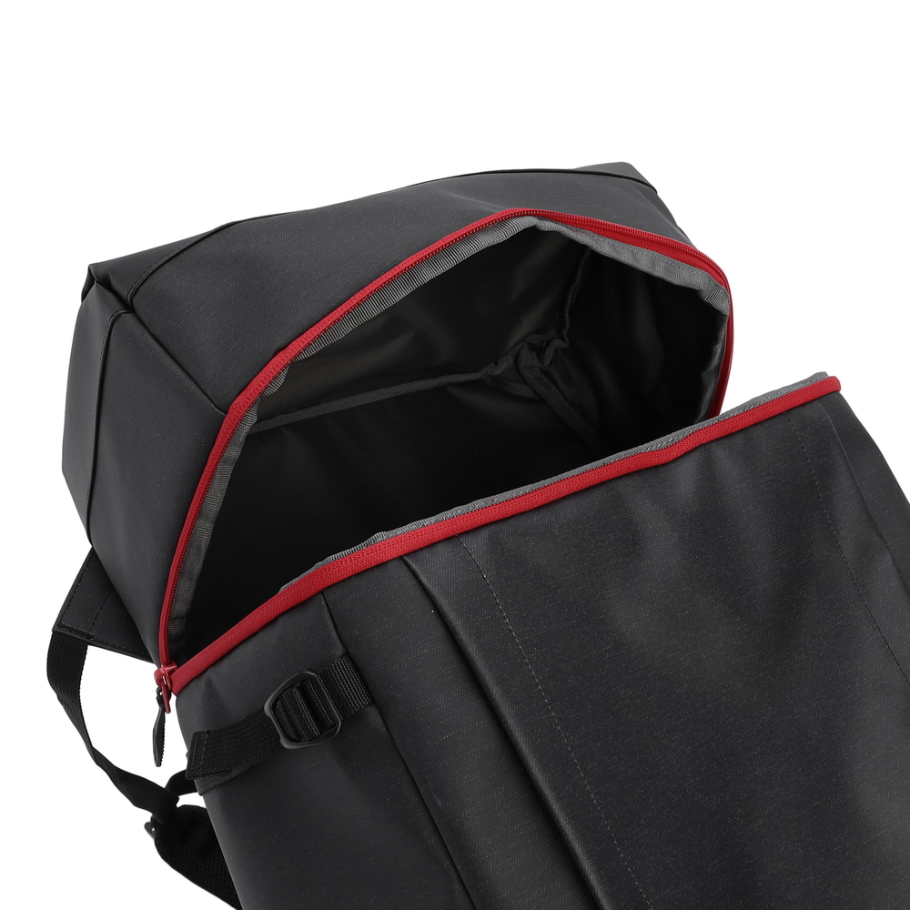 シールド35＋2レイヤー（ヘザーブラック/レッド）