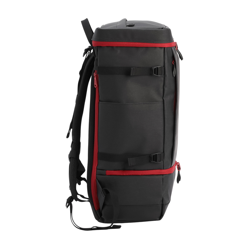 シールド35＋2レイヤー（ヘザーブラック/レッド）