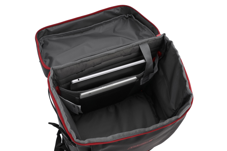 シールド35＋2レイヤー（ヘザーブラック/レッド）