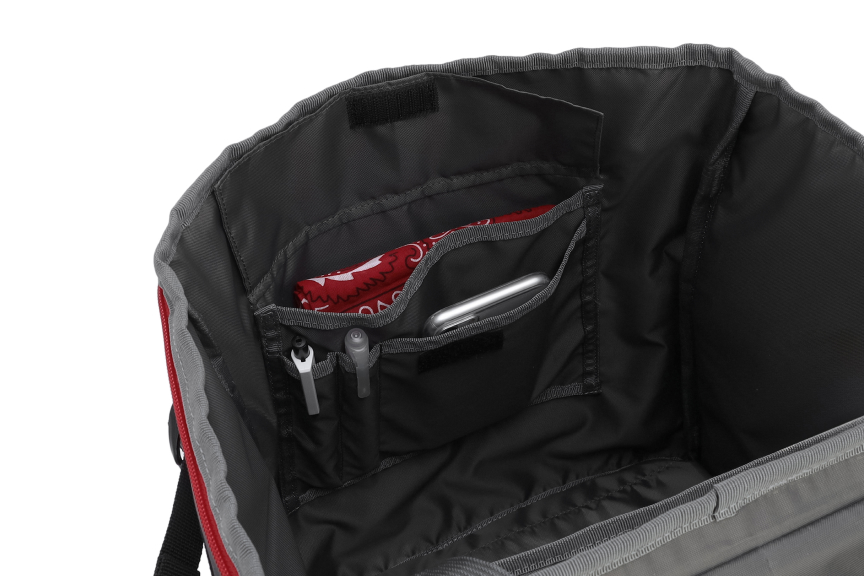 シールド35＋2レイヤー（ヘザーブラック/レッド）