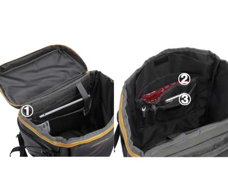 シールド30内側ポケット