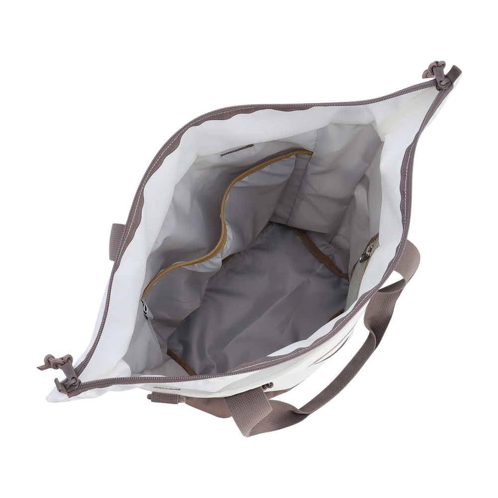 3WAYバックパックトート（ホワイトヘリンボーン）