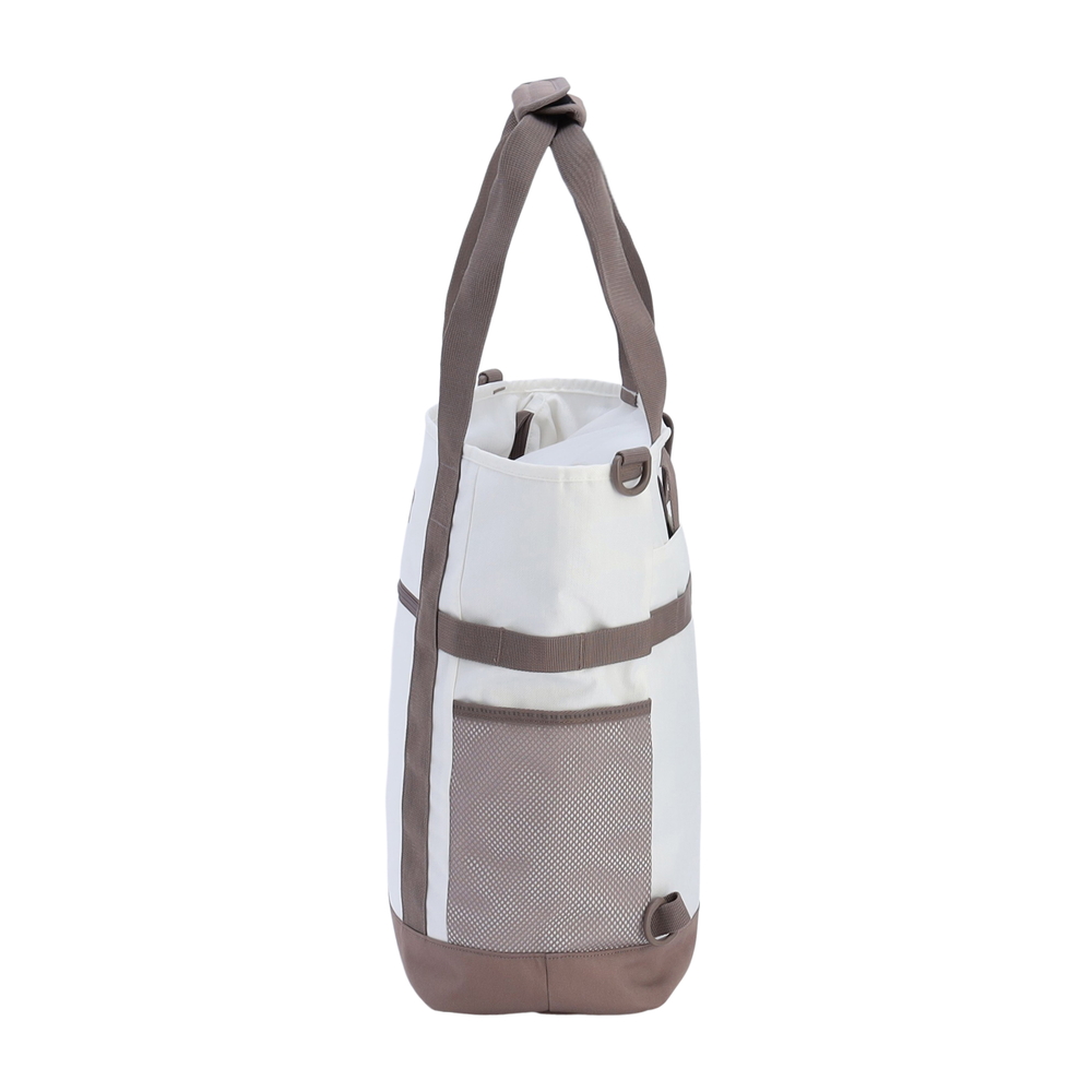 3WAYバックパックトート（ホワイトヘリンボーン）