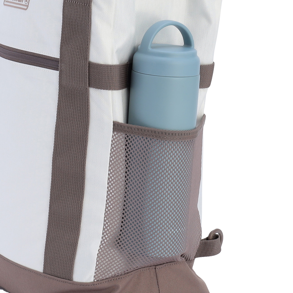 3WAYバックパックトート（ホワイトヘリンボーン）