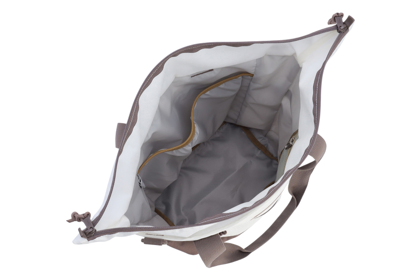 3WAYバックパックトート（ホワイトヘリンボーン）