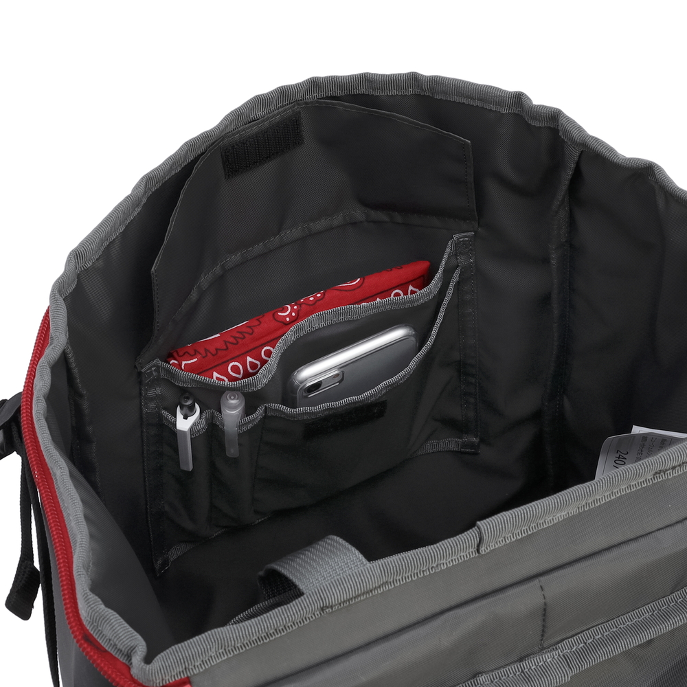 シールド30（ヘザーブラック/レッド）